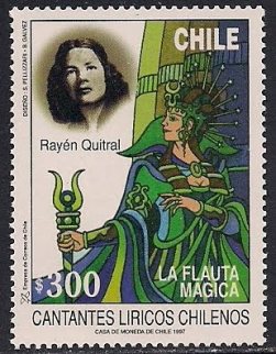 Rayén Quitral_sello postal